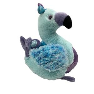 Ganz Webkinz BLUFADOODLE Blue Purple Bird Plush Toy No Code HM453 Stuffed Animal